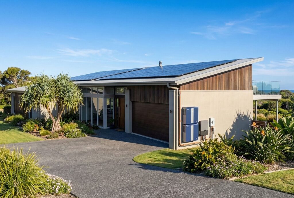 Solar battery installation on the Sunshine Coast