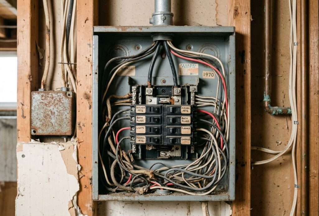 Old home wiring issues fixed by Sunshine Coast Projects & Electrical