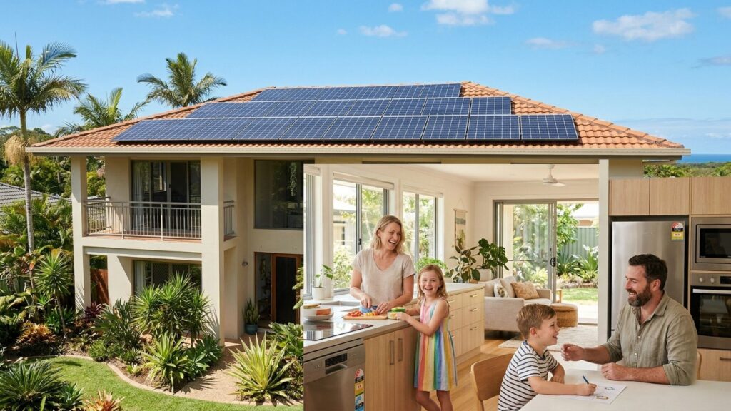 Cutting Power Bills: Save Up to 50% on the Sunshine Coast 4 Sunshine Coast Projects & Electrical solar installations save power
