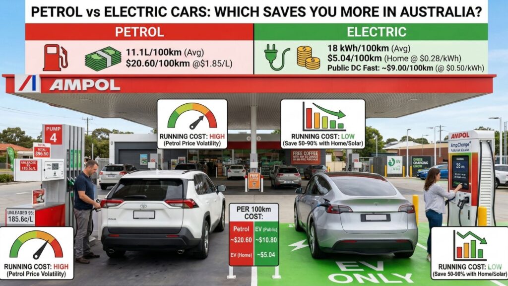 Petrol vs Electric Cars: Savings Comparison on the Sunshine Coast