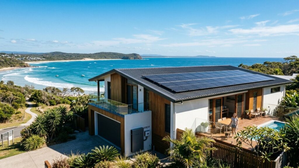 Switching to solar and battery systems on the Sunshine Coast for savings