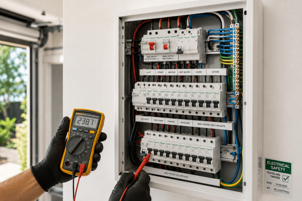 Switchboard Upgrade on Sunshine Coast