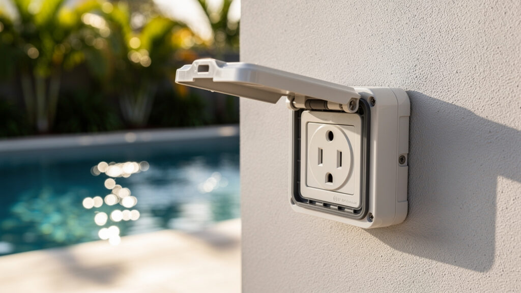 Safe Outdoor Power Point Installation Sunshine Coast 18 Sunshine Coast electrical services by Sunshine Coast Projects & Electrical